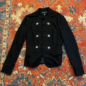 Fitted military style jacket with lovely details